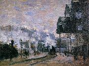 Claude Monet Saint-Lazare Station, the Western Region Goods Sheds USA oil painting artist